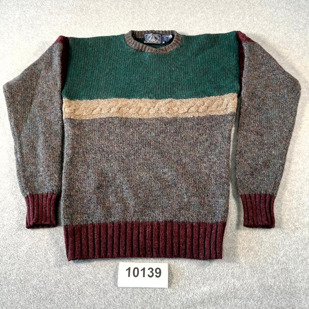 Vintage Shetland Wool Harbor Master Sweater Mens Medium